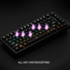 Kreo Hive RGB Anti-ghosting Gaming Keyboard, 75% Tenkeyless Wired Mechanical Keyboard with RGB Backlight, Volume Knob, NKRO, PC Gaming Keyboard Detachable USB C Cable (RGB Backlight, Red Switch) - Image 7