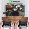 Retro Game Console with 2 Wireless Controllers, Video Game Preloaded with 20,000+ Classic Games, HDMI Output, Plug and Play (Limited Edition), Black - Image 5