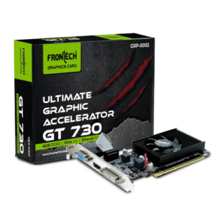 FRONTECH GT730-4GD3 Graphics Card with 4 GB DDR3 64 BIts PCI Express RAM, Quality Gaming Graphics Card, Single Cooling Fan, 3 Years Warranty