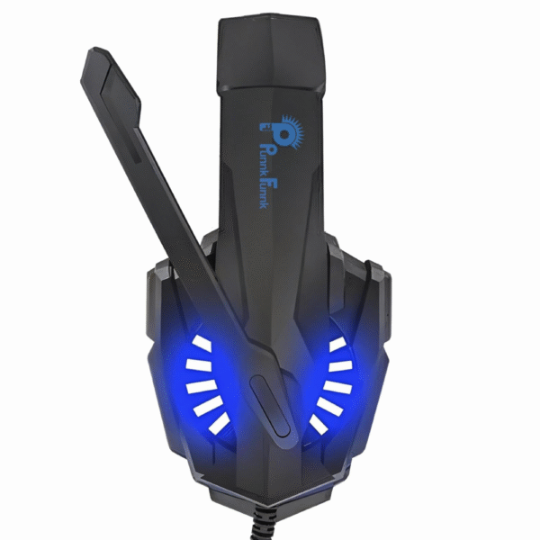 PunnkFunnk BattleKiller Gaming Headset Multi-Platform Compatible with PS4, Xbox One, PC, Nintendo Switch, Mobile, 50mm Surround Sound, Noise-Canceling Mic, LED Lights(Black) - Image 7